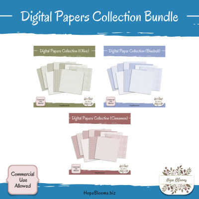 Digital Papers Collection Bundle