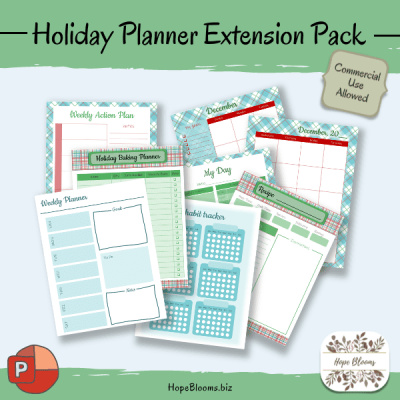Holiday Planner PLR Extension Pack